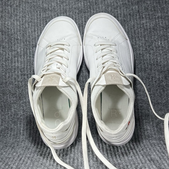 On The Roger Centre Court Women's Size 9 Neutral Arctic Pearl Tennis Shoes - Picture 11 of 12